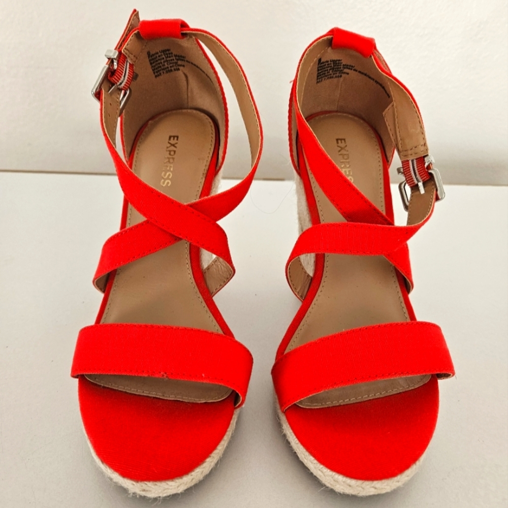 Wedge Espadrille Sandals size 6